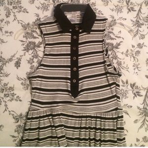 Sleeveless striped dress